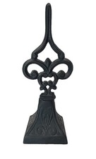 Cast iron fence post - iron,