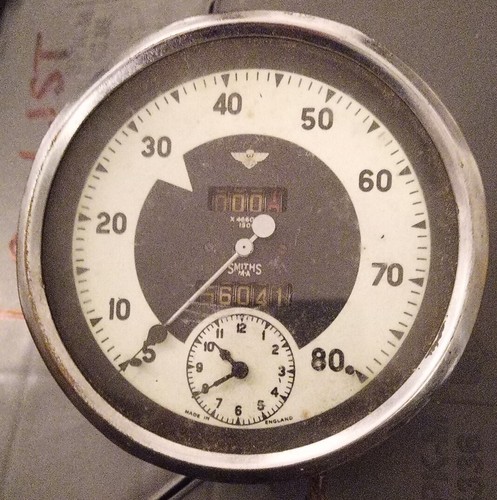 Austin morris 10 - morris, speedometer