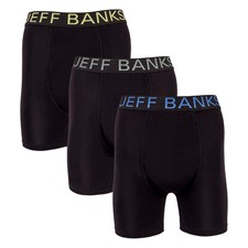 Jeff Banks Men's 3 Pack Black