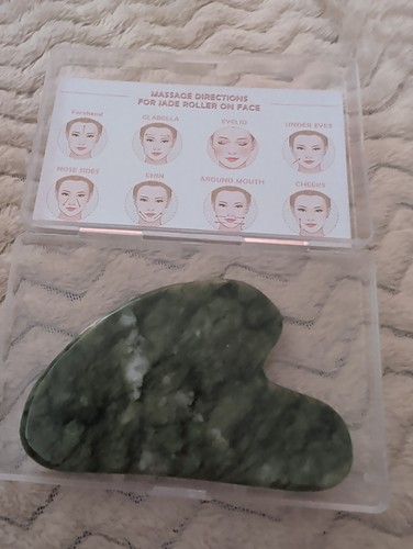 Natural jade gua sha stone - jade,