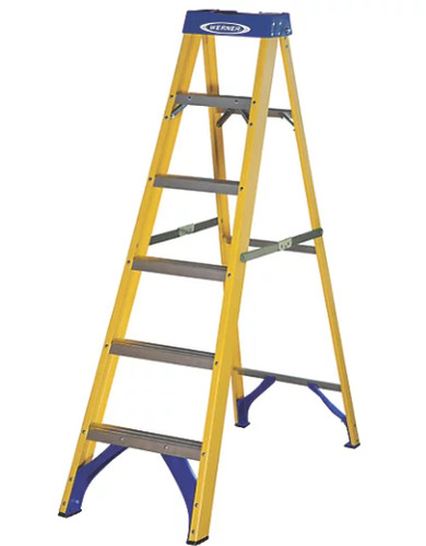 Fibreglass step ladder 6 - fibreglass,
