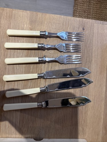 Fish knife fork set - fork,