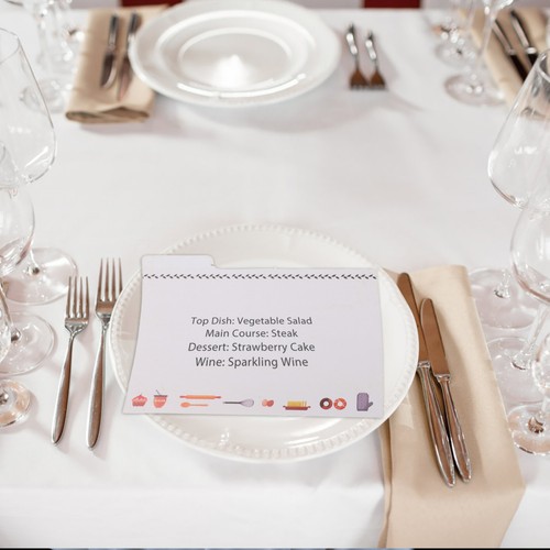 Pcs decorative recipe cards - 12,