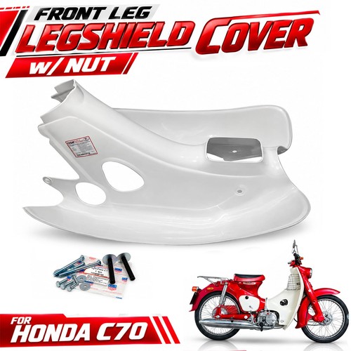 Front leg legshield cover - front,