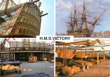 Picture Postcard-:H.M.S. VICTORY (MULTIVIEW)