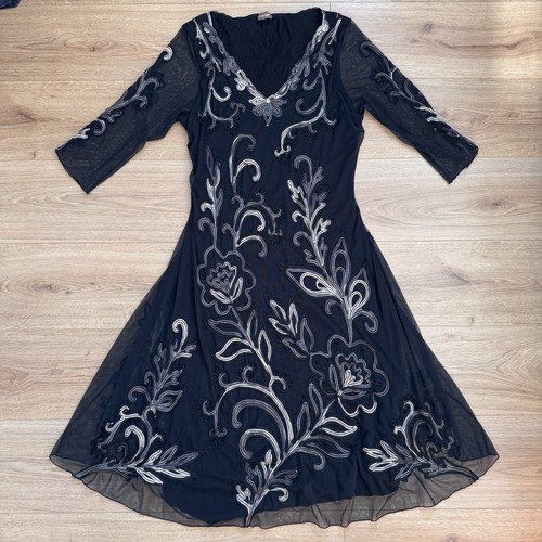 Phase eight embroidered black - phase,