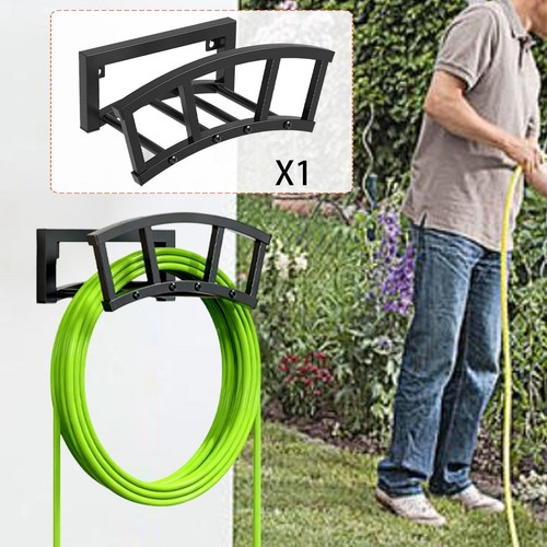 Wall mounted garden hose - mounted,