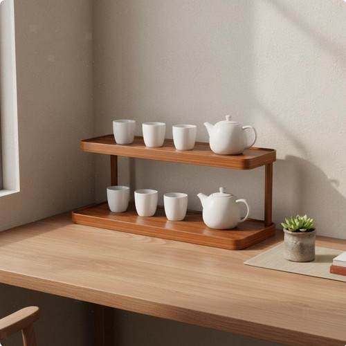 Tea set display stand - tea,