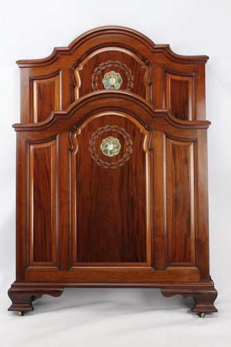 Victorian walnut single bed - single,