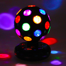5" LED Rotating Disco Ball - party, multi coloured, sensory, portable, dance, sp