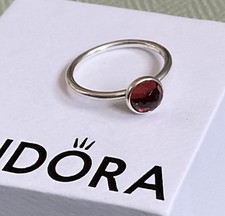 Pandora January Birthstone Ring Size 50 Brand New 💜