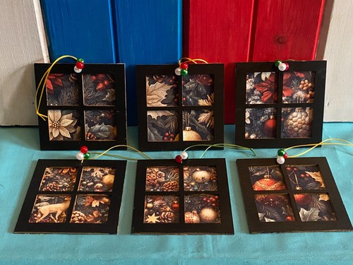 Tree decorations - x6,