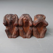 Vintage Japanese Wood Carving