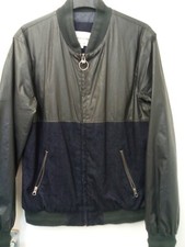 MEN'S NAVY 2 TONE JACKET RIVER ISLAND M (Bomber Style)