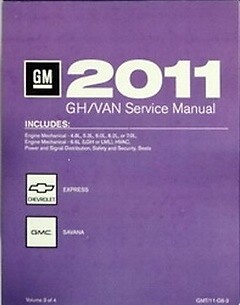 2011 chevy express - 2011, gmc