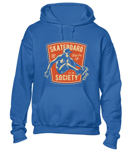Skateboard society hoody - skateboard,