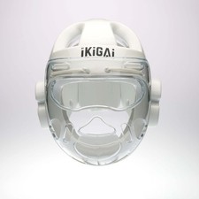MyIkigai WKF WUKF Style Helmet Head Guard with Face Shield Competition Sparring 