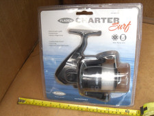 NEW FLADEN CHARTER SURF FIXED SPOOL FISHING REEL WITH  LINE SEALED IN PACKAGING