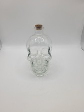 Skull Bottle Bar Decor With Cork Stopper