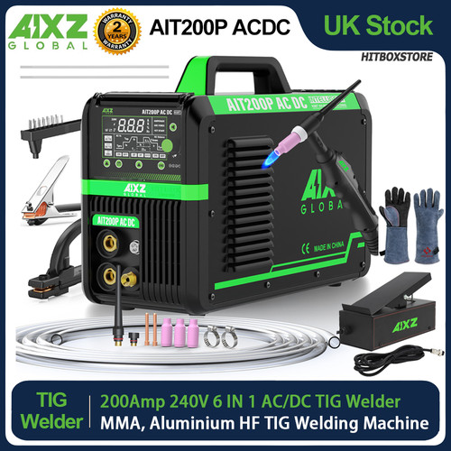 Aixz 5in1 tig welder - 200a, ac