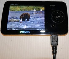 Philips GoGear SA5285/02 8GB MP3/MP4 Digital Media Player Black, Weak Battery