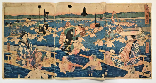 Hiroshige woodblock print - i,