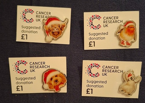 Cancer research pin badges - cancer,
