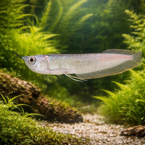 Silver arowana - arowana, 3-4”