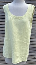 Sahara Lemon 100% Linen Vest