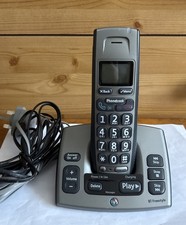BT Freestyle 750 Digital Cordless Telephone single Grey/Titanium - Big button  