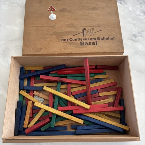 Vintage wooden box learning - vintage,