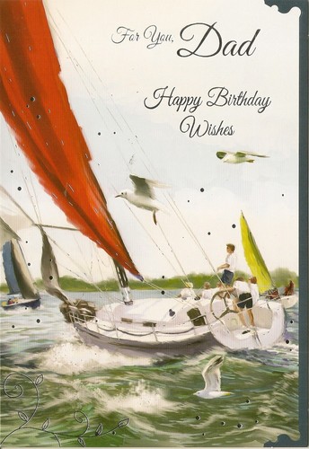Dad happy birthday greeting - happy,