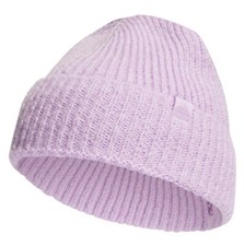 Women's adidas Originals Rib Knitted Cuffed Beanie Hat in Bliss Lilac NWT