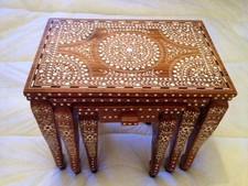 Indian Inlaid Hand Carved