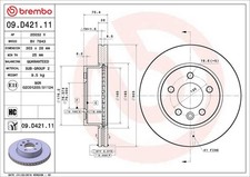 BREMBO Brake Disc Vented Front