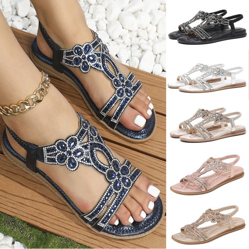 Womens elastic diamante - elastic,