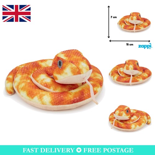 Fluffy 15cm snake plush toy - fluffy,