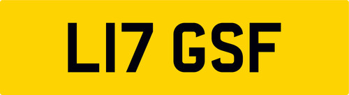 Lexus private reg number - gs,