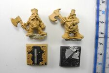 2 DWARF SLAYERS Metal Giant Troll Slayer Dwarfs Army Marauder Warhammer '90s PC2
