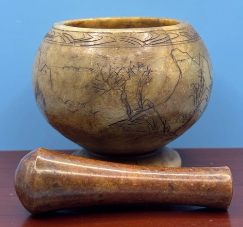 Antique chinese carved soft - chinese,