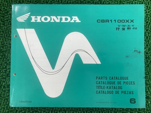Cbr1100xx parts list english - cbr1100xx,