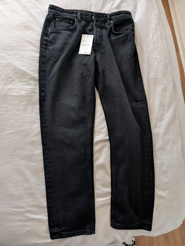 Zara mens dark grey slim - dark, jeans