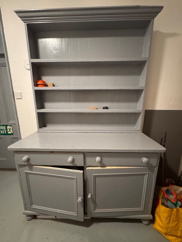 French dresser antique - antique, painted