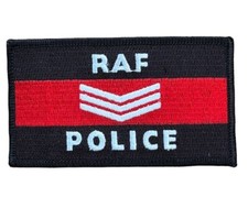 RAF Police embroidered cloth badge - sergeant (sgt) Iron or sew on patch