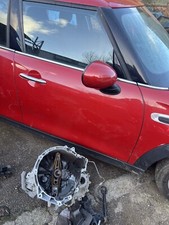 Mini F55 Door Front Right O/S COMPLETE MINUS MIRROR Panel In RED - B83/3