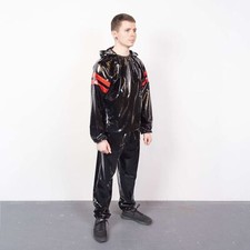 Striped Vinyl Tracksuit