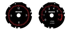 Clock Dials, Speedometer and