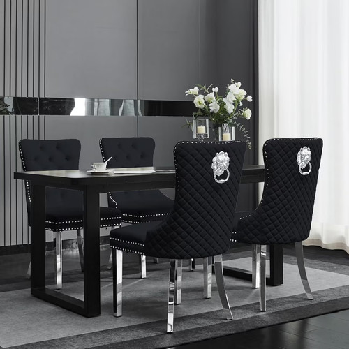 Luxury velvet dining - velvet,