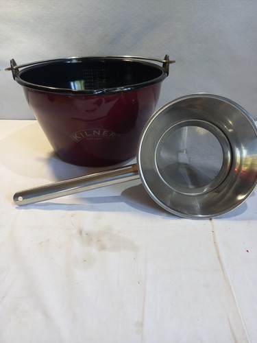 Kilner enameled jam pan with - kilner,