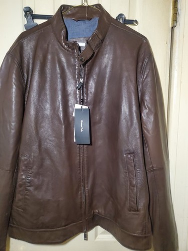 Massimo dutti leather jacket - massimo,